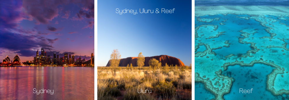 Australia’s Icons - Sydney, Uluru and Reef